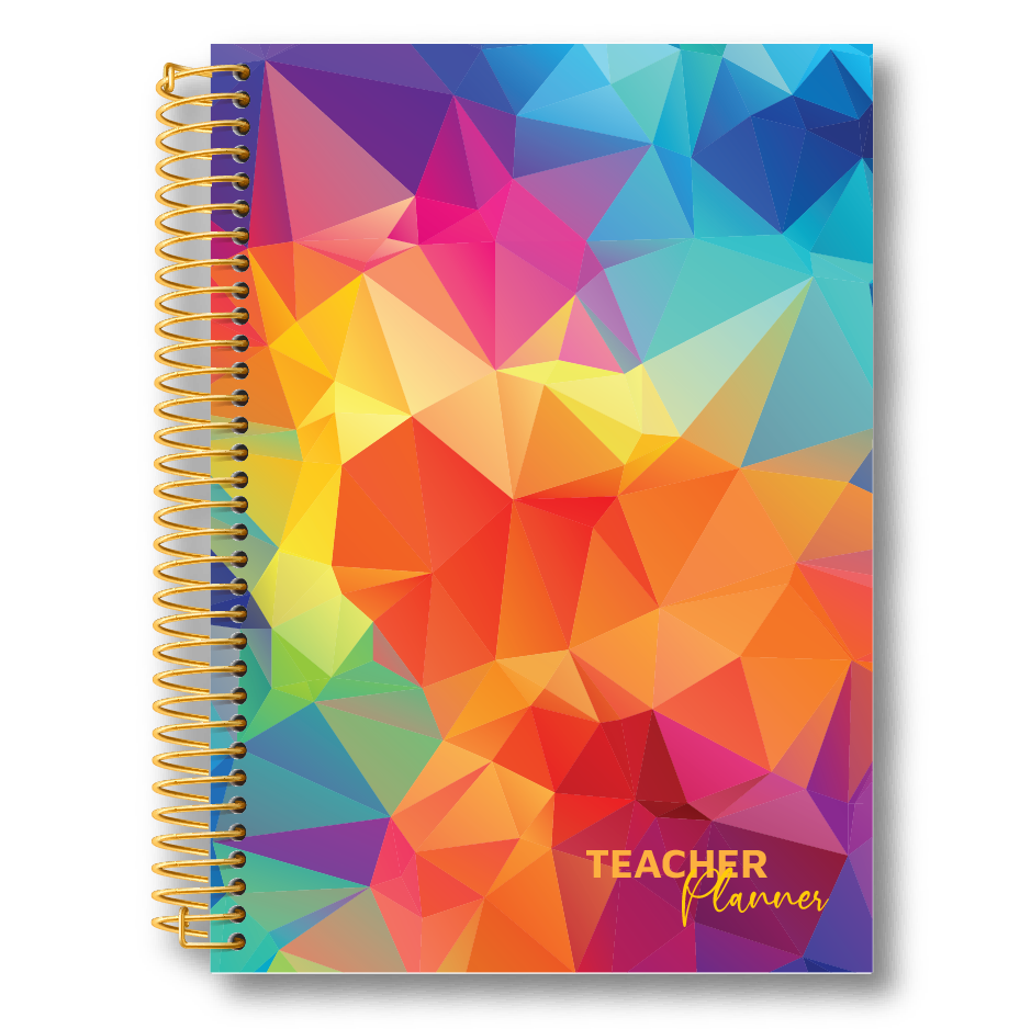 2024 Geometric Teacher Planner - Weekly