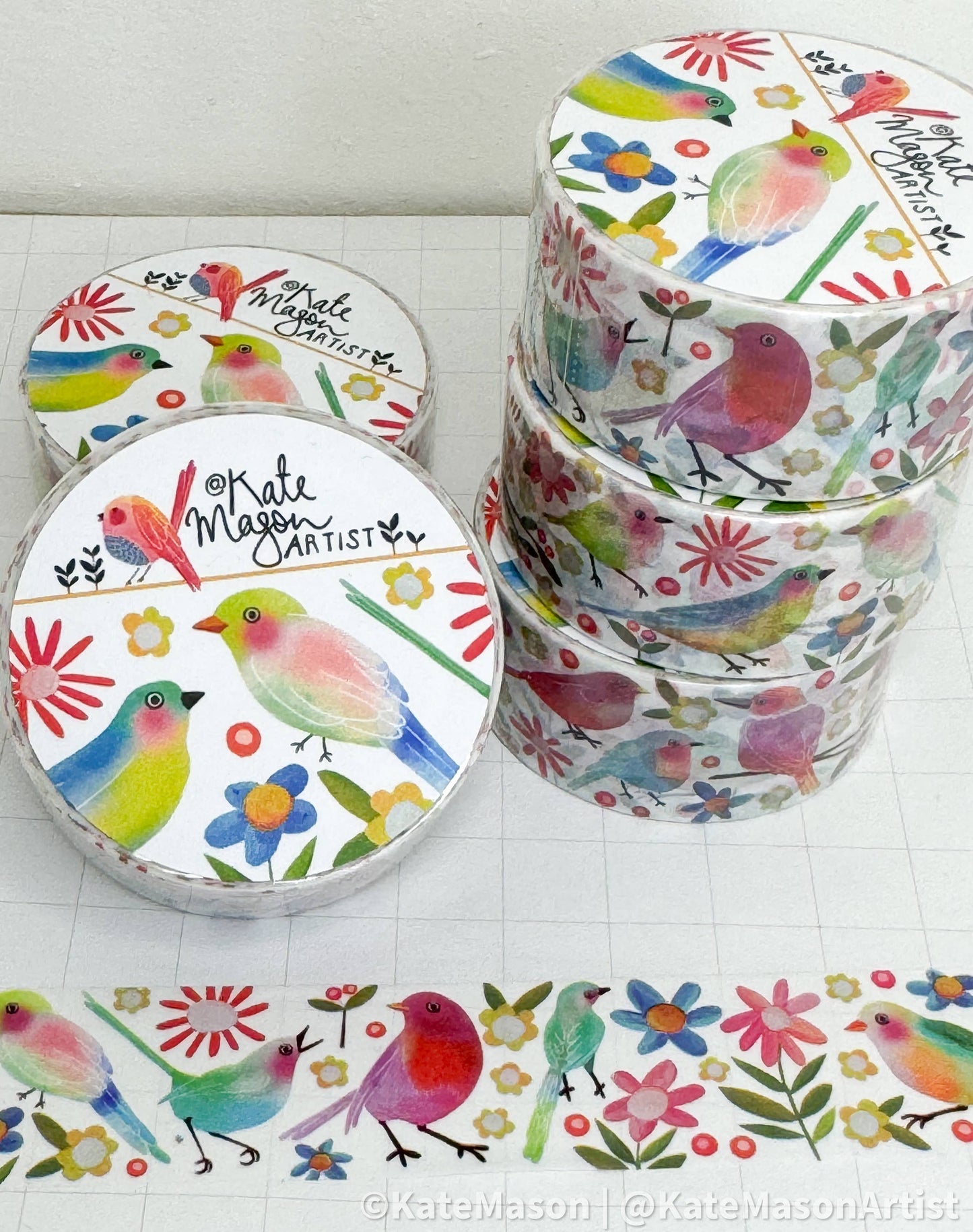 Rainbow Birds WASHI TAPE 