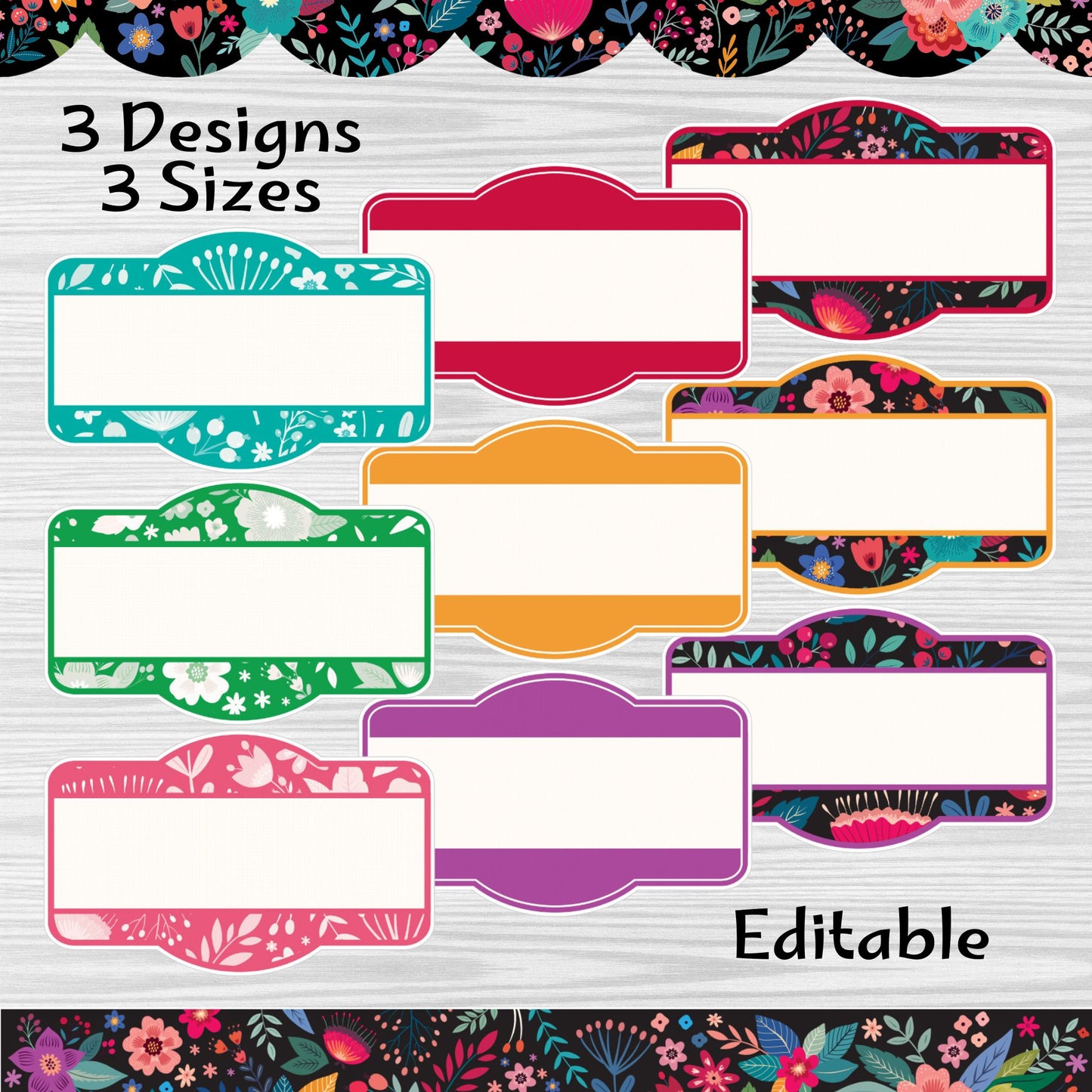 Bloom Classroom Labels