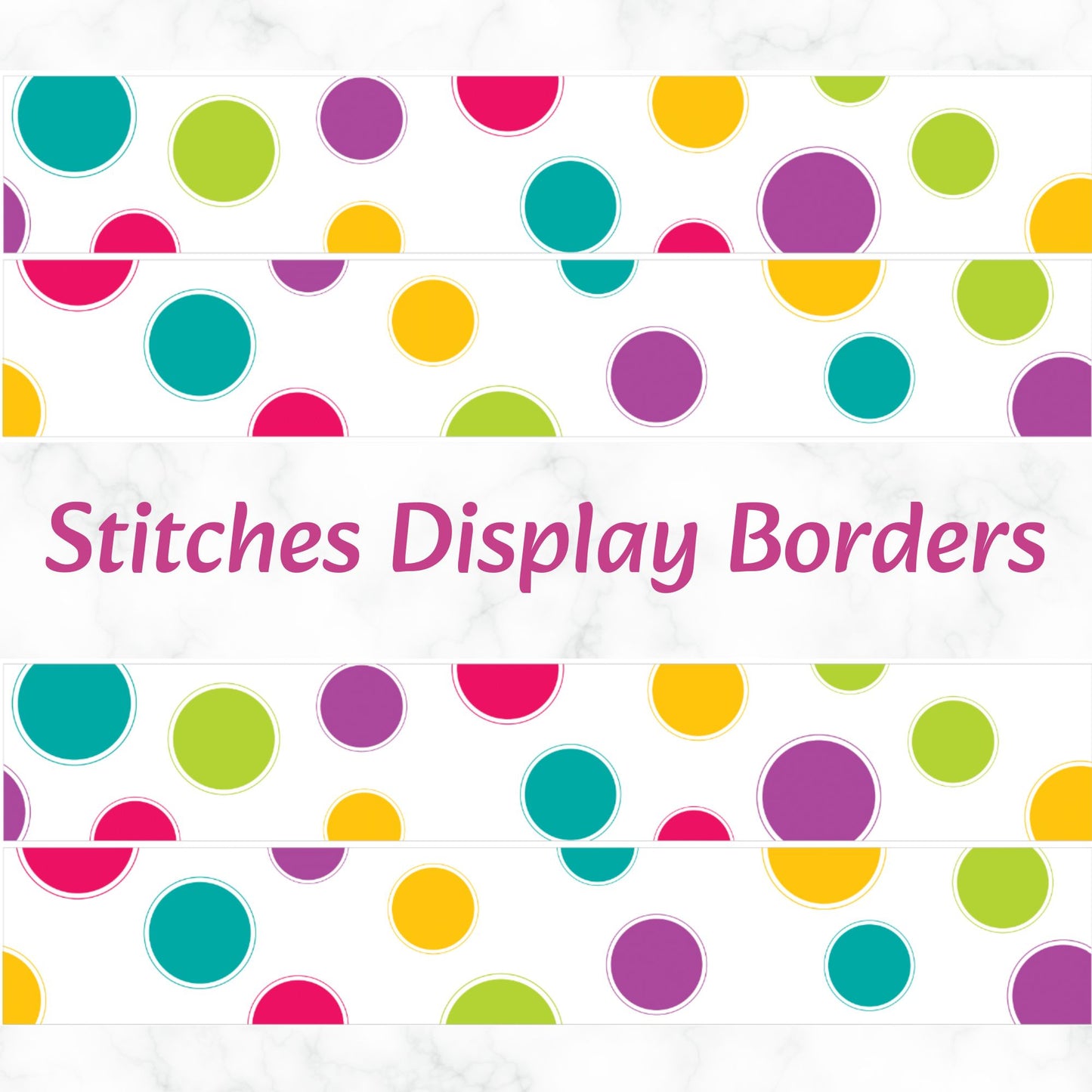 Stitches Display Borders