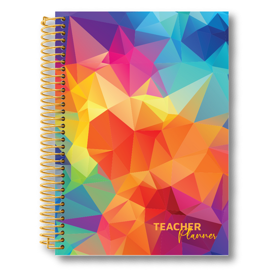 2024 Geometric Teacher Planner - Weekly