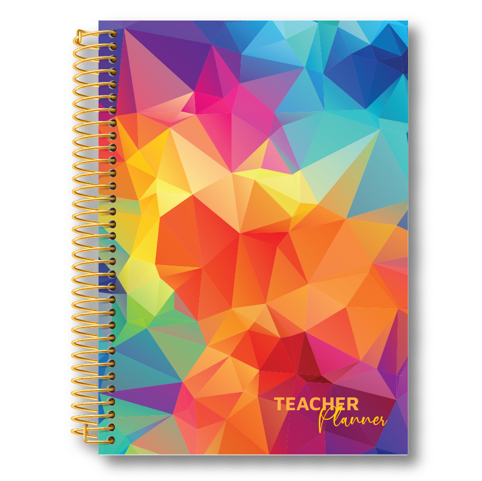 2025 Geometric Teacher Planner - Weekly