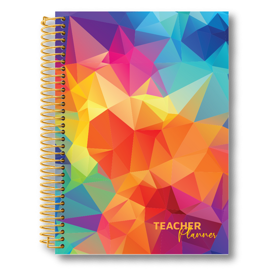 2025 Geometric Teacher Planner - Weekly